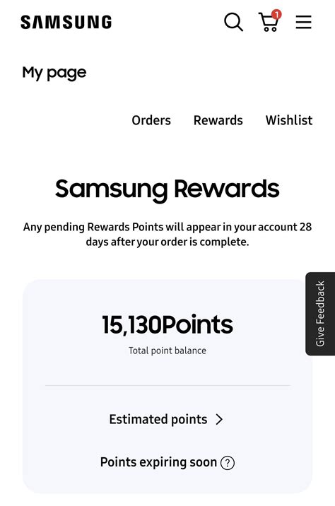 how to check samsung reward points